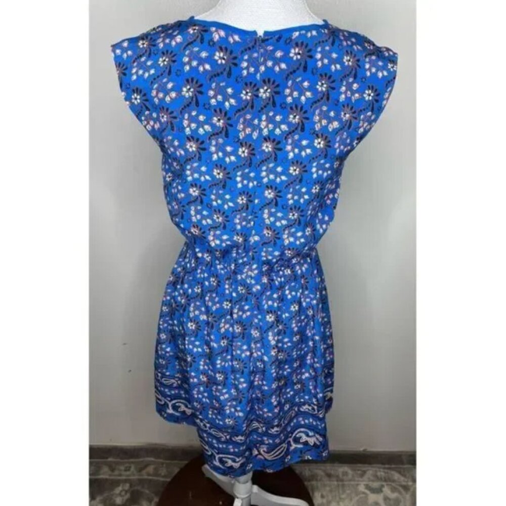 J.Crew Silk Border Print Dress - Picture 3 of 3
